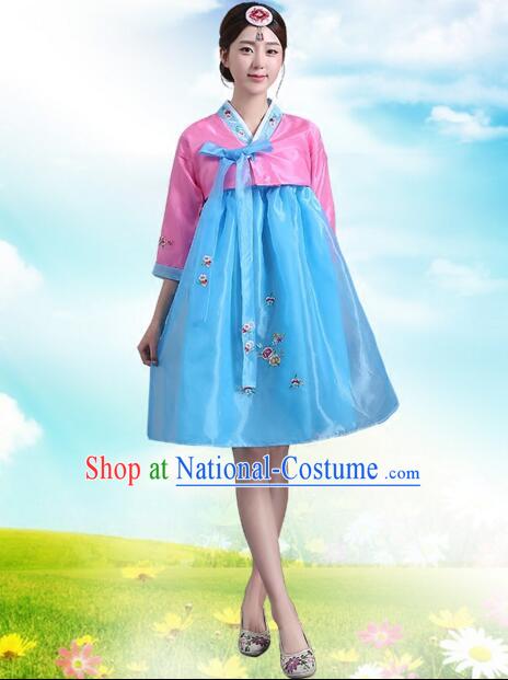 Korean Traditional Dress Women Costumes Bride Dress Clothes Korean Full Dress Formal Attire Ceremonial Dress Court Stage Dancing