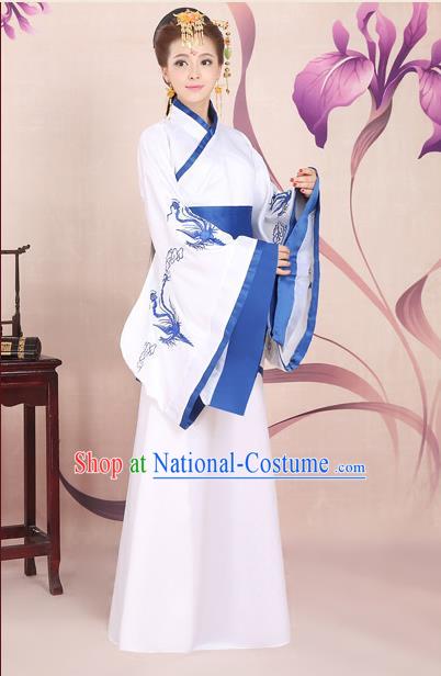 Ancient Chinese Palace Empress Costumes Complete Set, Han Dynasty Ancient Palace Princess Dance Clothing, Hanfu Curving Front Robe, Cosplay Fairy Imperial Consort Dress Suits For Women