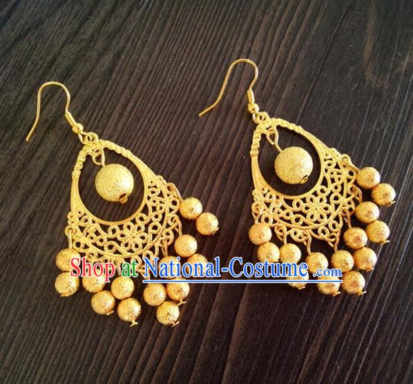 Chinese Wedding Jewelry Accessories, Traditional Xiuhe Suits Wedding Bride Earrings, Ancient Chinese Earrings