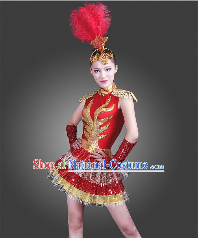 High-quality Dancewear Costumes for Jazz, Tap, Lyrical, Hip Hop and Ballet, Folk Dance Costume, Jazz Dancing Cloth for Kids