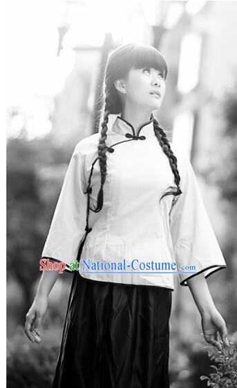 Chinese Traditional Clothes Min Guo Time Female Clothing Nobel Lady Stage costumes Ladies