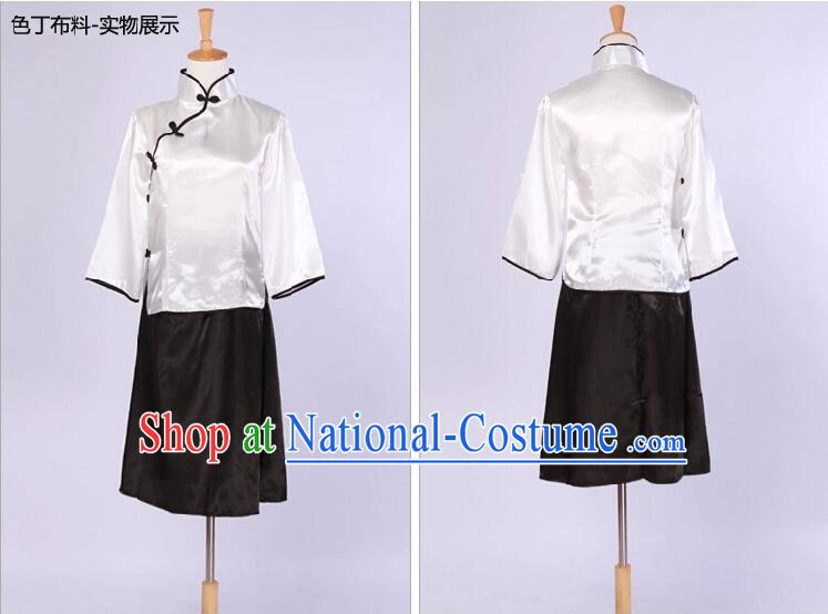 Chinese Traditional Clothes Min Guo Time Girl Clothing Nobel Lady Stage costumes Ladies