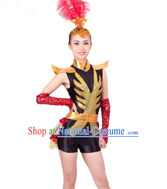 High-quality Dancewear Costumes for Jazz, Tap, Lyrical, Hip Hop and Ballet, Modern Dance Costume, Jazz Dancing Cloth for Women