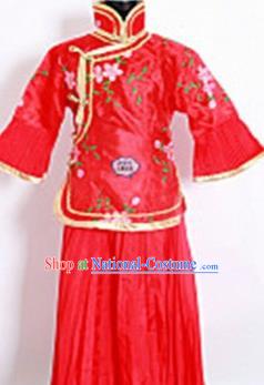 Traditional Chinese Acient Qang Dynasty Costume, Women Republic of China Costume, Late Qing Dynasty Dress for Women