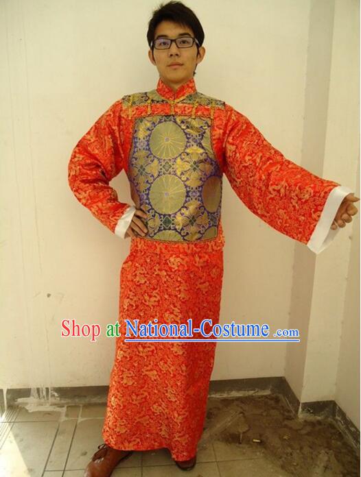 Ancient Clothes For Men Emperor Dress Groom Chinese Traditional Costume Qing Dynasty