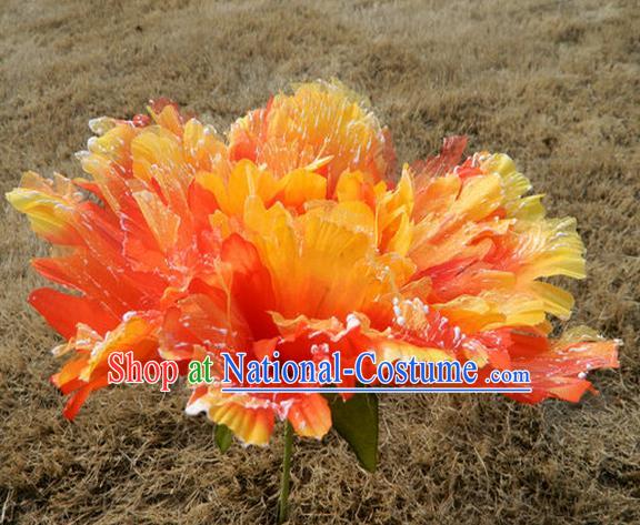 Traditional Chinese Dance Folk Dance Stage Flowers Props Simulation Peony Props