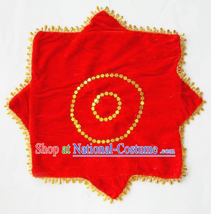 Traditional Chinese Dance Folk Dance Stage Props Handkerchief Er Ren Zhuan Props Large Handkerchief Anise Towel