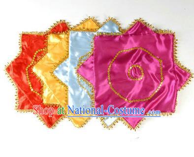 Traditional Chinese Dance Folk Dance Stage Props Handkerchief Er Ren Zhuan Props Large Handkerchief Anise Towel