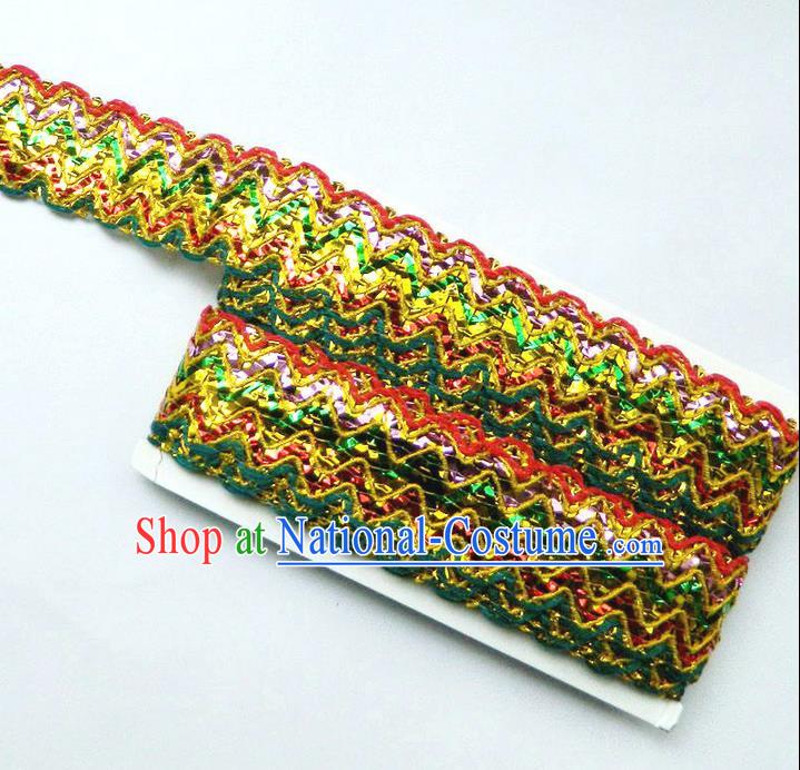 Traditional Chinese Handmade Folk Dance Clothing Ingredients Patch Diy Cloth Accessories Stage Props Umbrellas Yangge Dance Patch