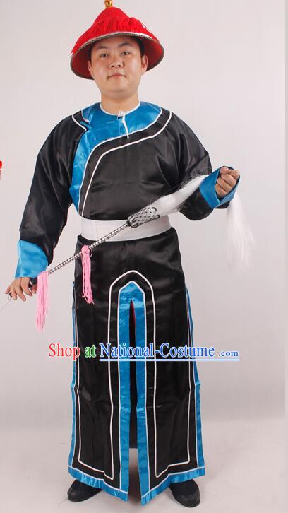 Acient Qing Dynasty Costume Eunuch Clothing Bodyguard Main Harem Zhen Huan Sketch Costumes For Men