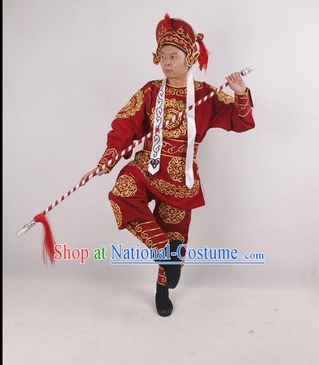 Beijing Opera Drama Supplies Costumes Player Male Soldiers Clothing Men Clothing