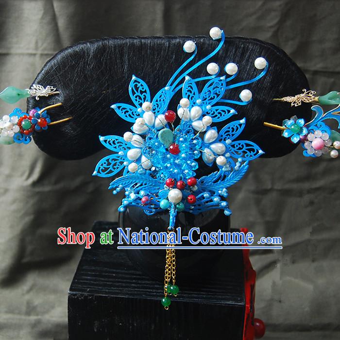 Chinese Ancient Style Hair Jewelry Accessories, Headwear, Headdress, Hanfu Bride Wedding Hairpins, Hair Fascinators for Women