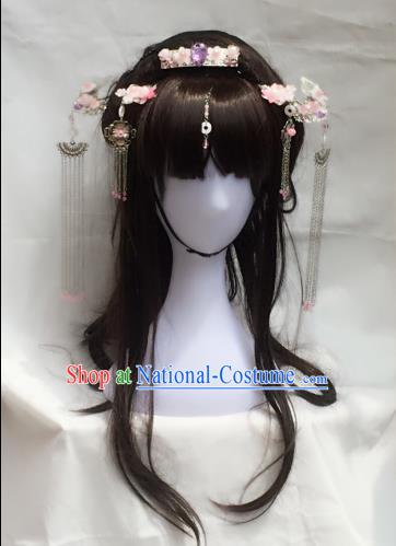 Chinese Traditional Accessories, Chinese Ancient Style Imperial Queen Hair Jewelry Accessories, Hairpins, Headwear, Headdress, Hair Fascinators Set for Women