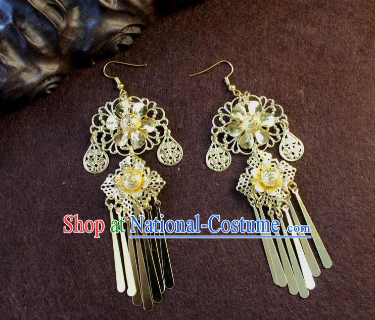 Ancient Chinese Style Imperial Palace Empress Queen Earrings