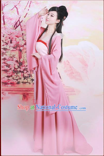 Ancient Chinese Palace Empress Costumes Complete Set, Tang Dynasty Ancient Palace Phoenix Wedding Dress For Women