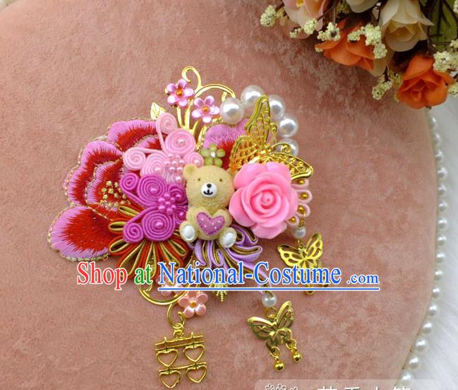 Chinese Ancient Style Hair Jewelry Accessories, Xiuhe Suit Tang Dynasty Hairpins, Headwear, Headdress, Hair Fascinators for Women