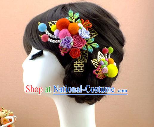 Chinese Ancient Style Hair Jewelry Accessories, Xiuhe Suit Tang Dynasty Hairpins, Headwear, Headdress, Hair Fascinators for Women