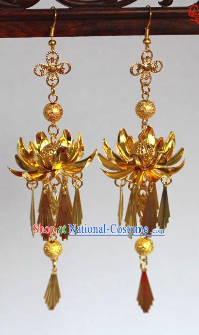 Ancient Chinese Style Imperial Palace Empress Queen Earrings