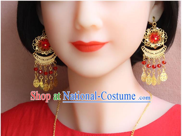 Ancient Chinese Style Imperial Palace Empress Queen Earrings