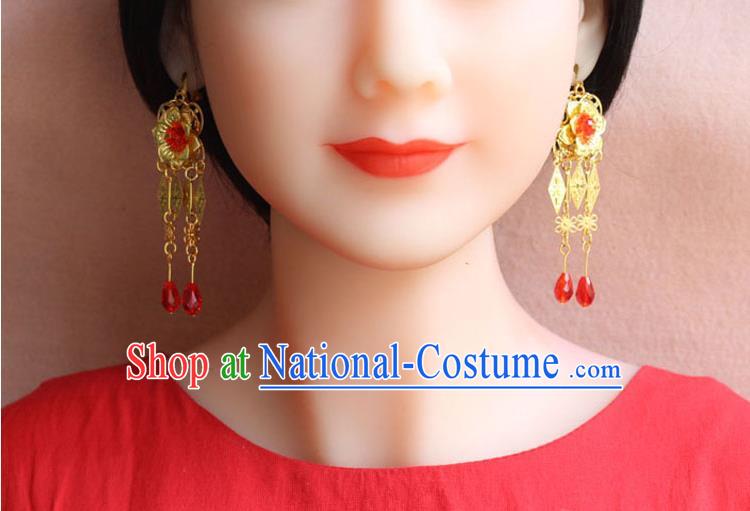 Ancient Chinese Style Imperial Palace Empress Queen Earrings