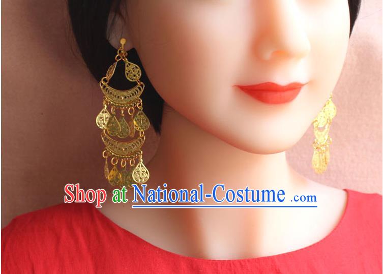 Ancient Chinese Style Imperial Palace Empress, Queen, Empress Earrings, Wedding Accessories For Women