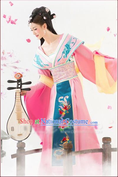 Ancient Chinese Palace Empress Costumes Complete Set, Tang Dynasty Ancient Palace Princess Dress Suits For Women