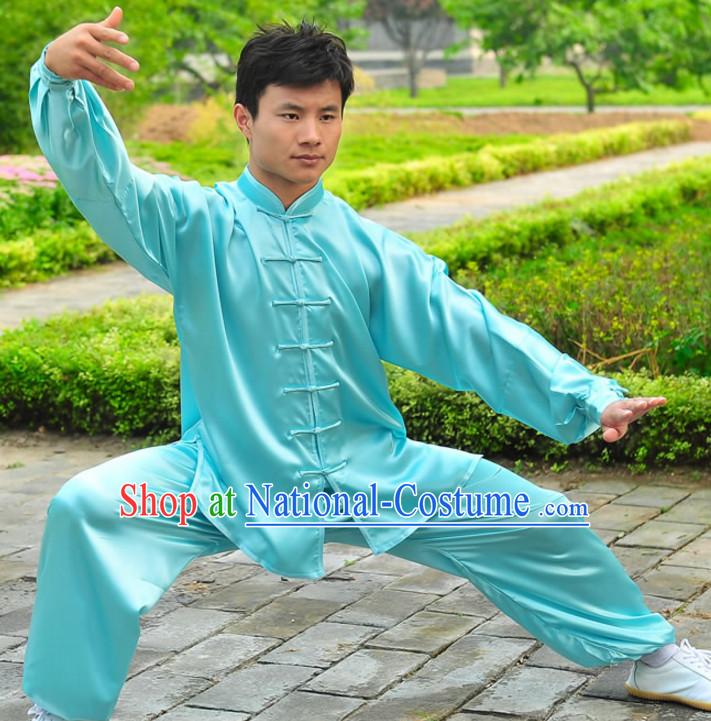 Top Kung Fu Silk Cotton Clothing Mandarin Costume Jacket Martial Arts Clothes Shaolin Uniform Kungfu Uniforms Supplies for Men Women Adults Children