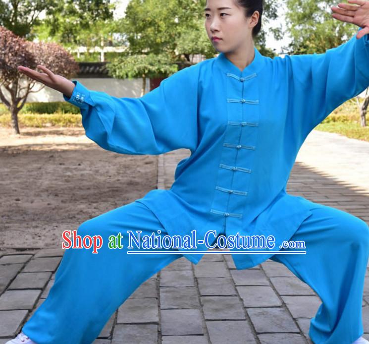 Top Kung Fu Silk Cotton Clothing Mandarin Costume Jacket Martial Arts Clothes Shaolin Uniform Kungfu Uniforms Supplies for Men Women Adults Children