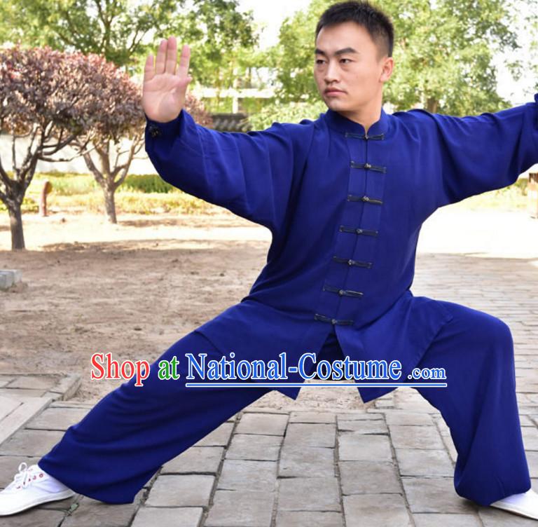 Top Kung Fu Silk Cotton Clothing Mandarin Costume Jacket Martial Arts Clothes Shaolin Uniform Kungfu Uniforms Supplies for Men Women Adults Children