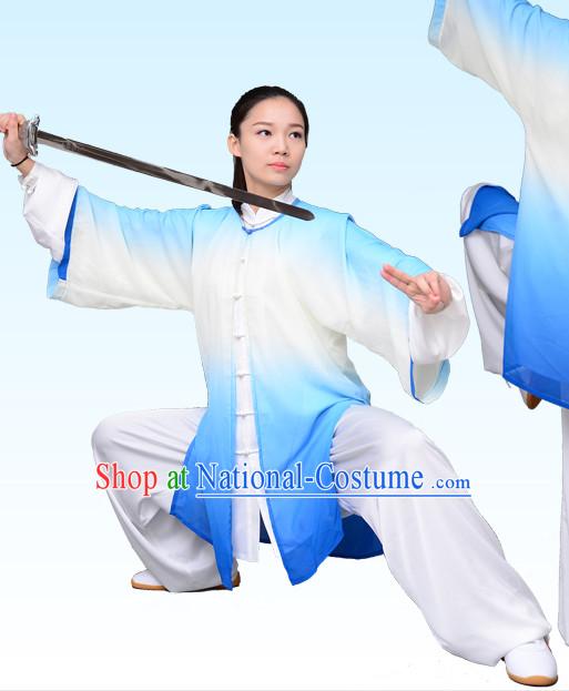 Top Tai Chi Uniforms Kung Fu Costume Martial Arts Kung Fu Training Uniform Gongfu Shaolin Wushu Clothing for Men Women Adults Children