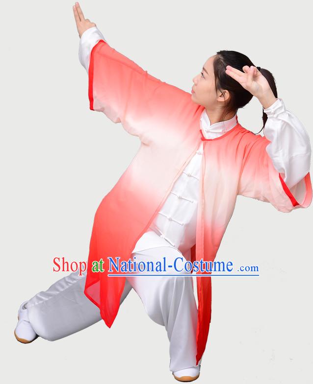 Top Tai Chi Uniforms Kung Fu Costume Martial Arts Kung Fu Training Uniform Gongfu Shaolin Wushu Clothing for Men Women Adults Children