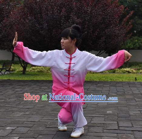 Top Color Change Kung Fu Outfit Martial Arts Uniform Kung Fu Training Clothing Gongfu Flax Suits for Men Women Adults Children