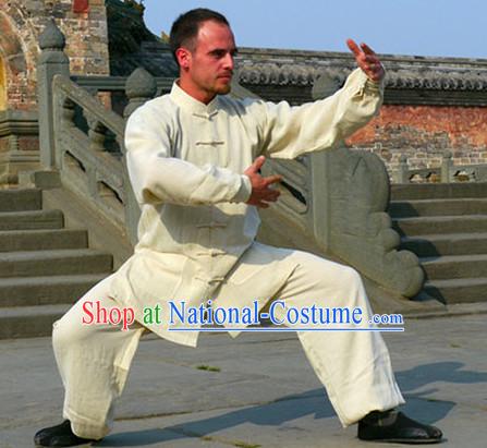 White Wudang Uniform Taoist Uniform Kungfu Kung Fu Clothing Clothes Pants Shirt Supplies Wu Gong Outfits