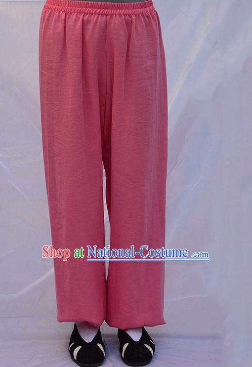 Wudang Uniform Taoist Uniform Kungfu Kung Fu Clothing Clothes Pants Shirt Supplies Wu Gong Outfits Flax Pants