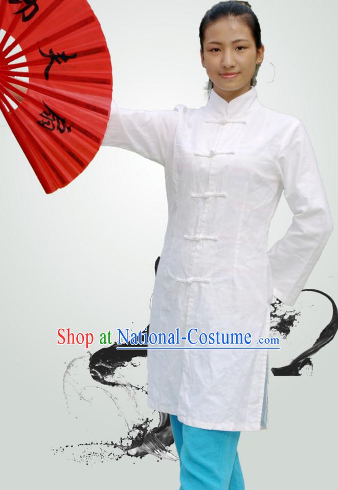 Wudang Uniform Taoist Uniform Kungfu Kung Fu Clothing Clothes Pants Shirt Supplies Wu Gong Outfits for Men Women Adults Kids