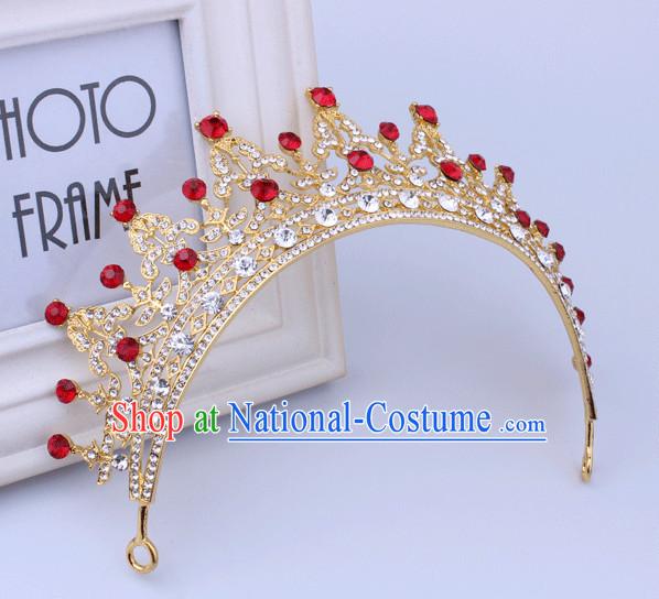 Traditional Chinese Style Princess Empress Queen Brides Wedding Headpieces Hair Fascinators Jewelry Decorations Hairpins Phoenix Crown Coronet