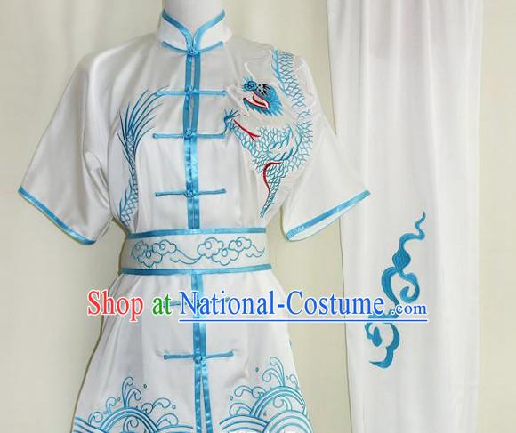 Top Kung Fu Costume Martial Arts Kung Fu Training Uniform Gongfu Shaolin Wushu Clothing for Men Women Adults Children