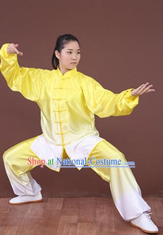 Top Tai Chi Uniforms Kung Fu Costume Martial Arts Kung Fu Training Uniform Gongfu Shaolin Wushu Clothing for Men Women Adults Children