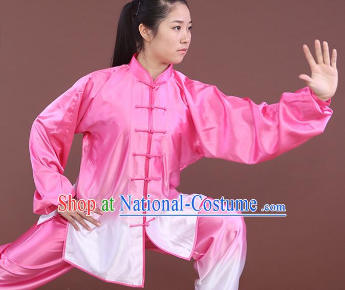 Top Tai Chi Uniforms Kung Fu Costume Martial Arts Kung Fu Training Uniform Gongfu Shaolin Wushu Clothing for Men Women Adults Children