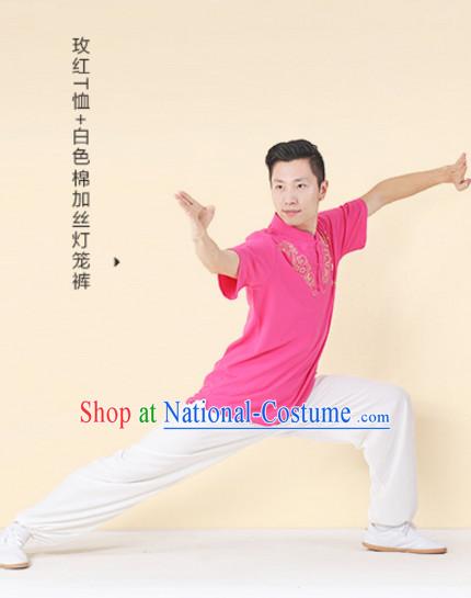 Top Tai Chi Uniforms Kung Fu Costume Martial Arts Kung Fu Training Uniform Gongfu Shaolin Wushu Clothing for Men Women Adults Children