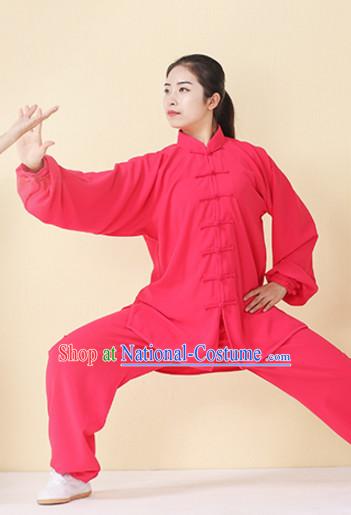 Top Tai Chi Uniforms Kung Fu Costume Martial Arts Kung Fu Training Uniform Gongfu Shaolin Wushu Clothing for Men Women Adults Children