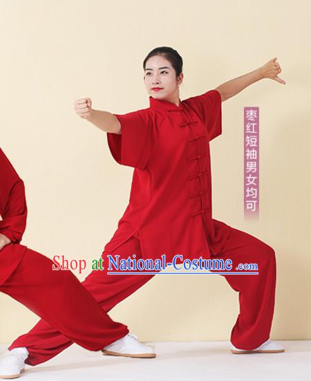 Top Tai Chi Uniforms Kung Fu Costume Martial Arts Kung Fu Training Uniform Gongfu Shaolin Wushu Clothing for Men Women Adults Children