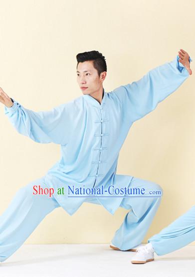 Top Tai Chi Uniforms Kung Fu Costume Martial Arts Kung Fu Training Uniform Gongfu Shaolin Wushu Clothing for Men Women Adults Children