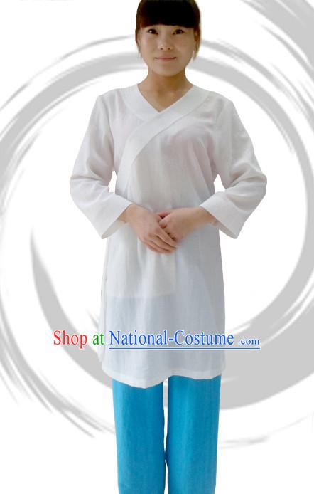 Top Tai Chi Uniforms Taoist Uniform for Men Women Adults Kids