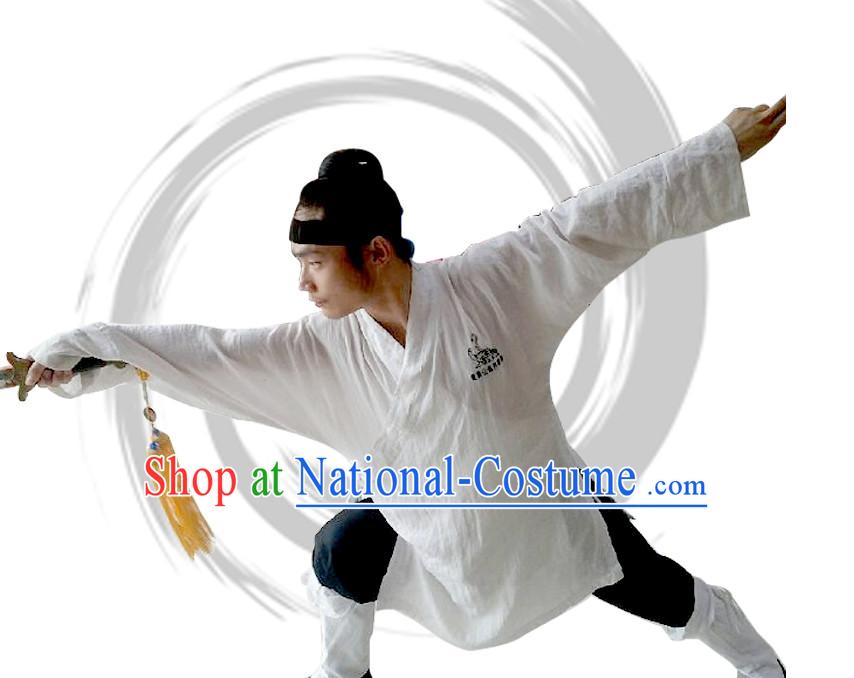 Top Tai Chi Uniforms Taoist Uniform for Men Women Adults Kids