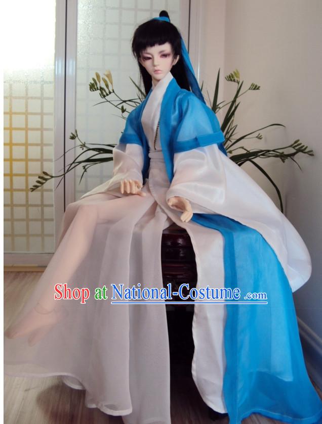 Chinese Style Dresses Chinese Scholar Clothing Clothes Han Chinese Costume Hanfu for Men Adults Children