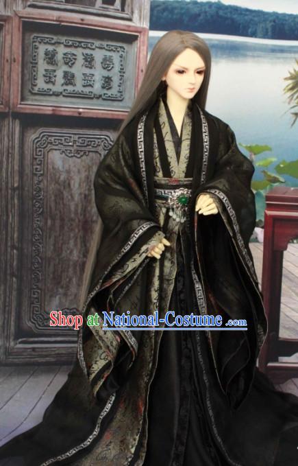 Chinese Style Dresses Chinese Scholar Clothing Clothes Han Chinese Costume Hanfu for Men Adults Children