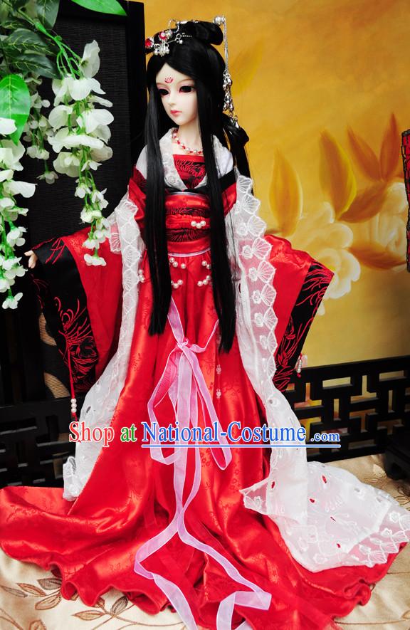 Chinese Style Dresses Chinese Princess Clothing Clothes Han Chinese Costume Hanfu for Women Adults Children