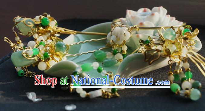 Ancient Chinese Style Princess Handmade Hair Jewelry