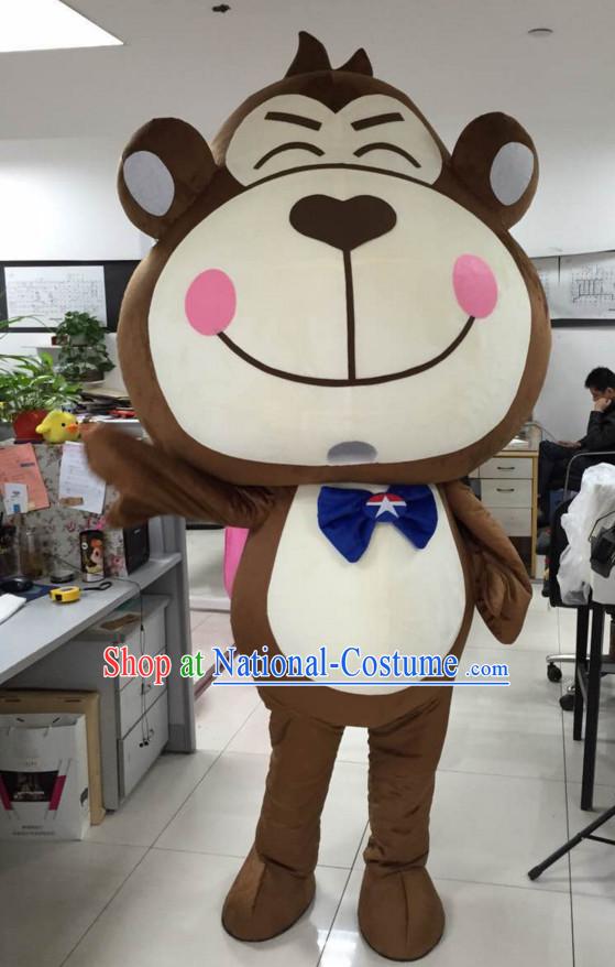 Free Design Professional Custom Made Mascot Costume Customized Mascots Costumes Happy Monkey Mascot Costumes